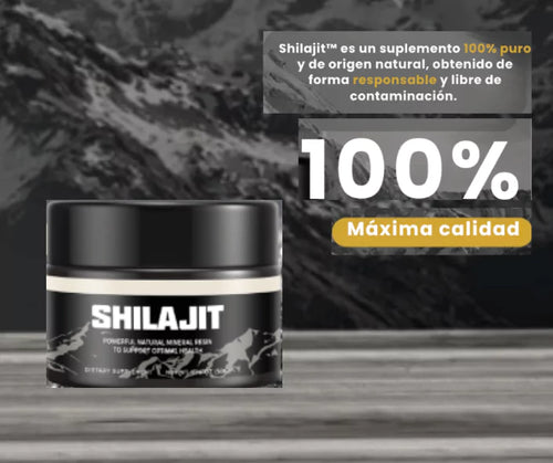 Resina orgánica pura del Himalaya SHILAJIT 100g