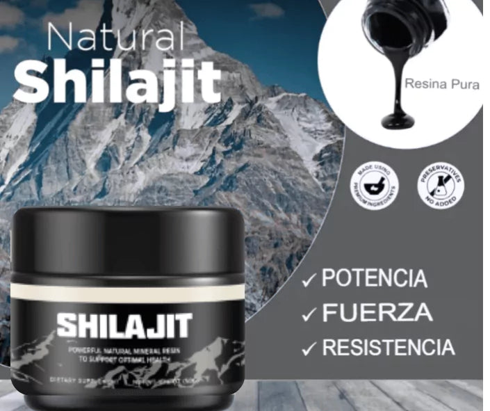 Resina orgánica pura del Himalaya SHILAJIT 100g