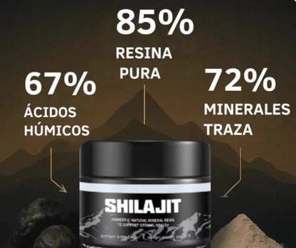 Resina orgánica pura del Himalaya SHILAJIT 100g